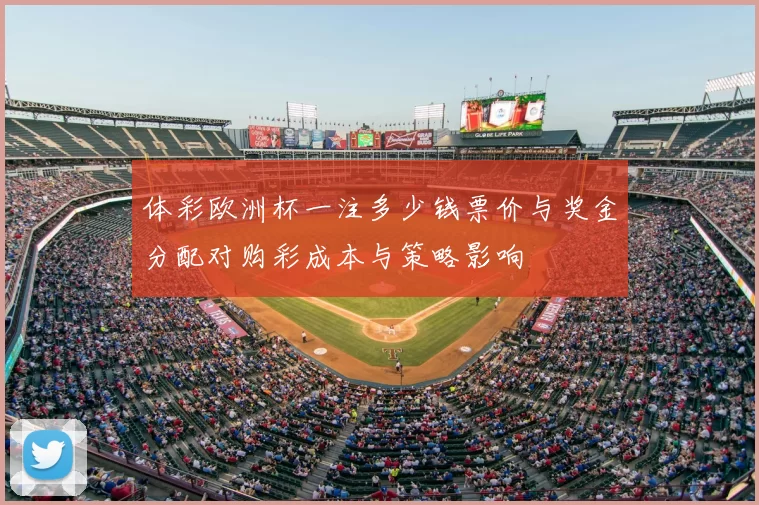 体彩欧洲杯一注多少钱票价与奖金分配对购彩成本与策略影响